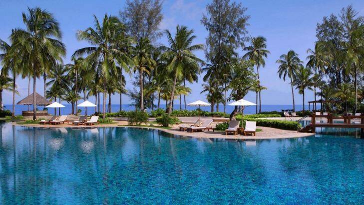 One of the resorts in Khao Lak before the devastating tsunami hit.
