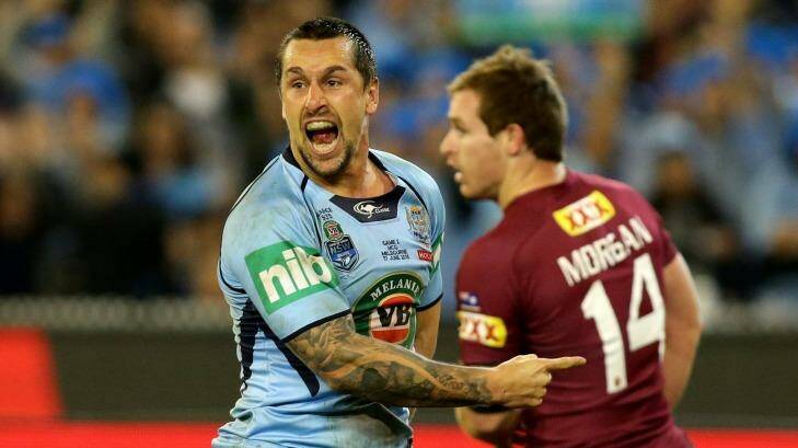 The Blues and Maroons go head-to-head in the State of Origin decider at 7.30pm. Photo: Shannon Carroll