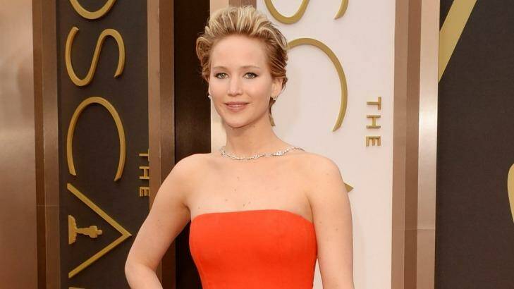 Jennifer Lawrence is giving new beau Chris Martin some food for thought.  Photo: Jason Merritt/Getty Images