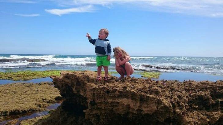 Toddler Eli Marnock, left, pictured with his sister Nicola in a family  photo.  Photo: Facebook