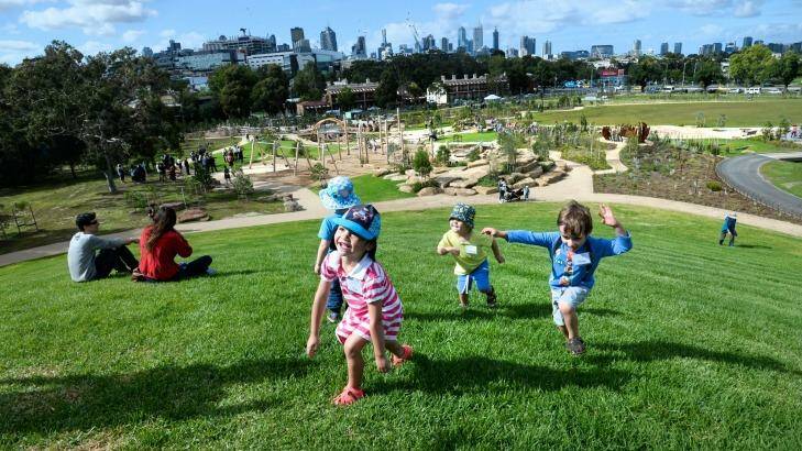 One of Melbourne's great parks now has one of the city's great playgrounds.