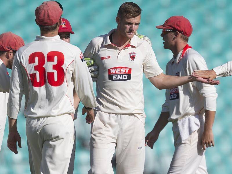 Nick Winter was the standout for South Australia against NSW in just his second Shield game.