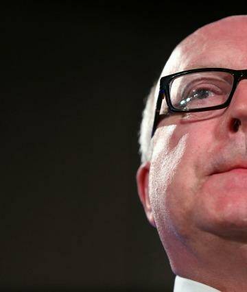 Attorney?General George Brandis says the internet is not beyond the law. Photo: Alex Ellinghausen