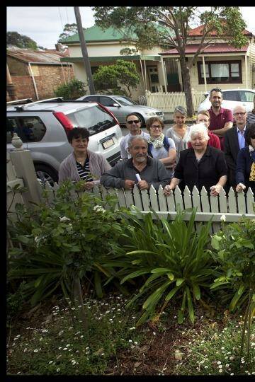 Residents are opposed to plans to build 10 apartments on two blocks in their street. Photo: Simon O'Dwyer