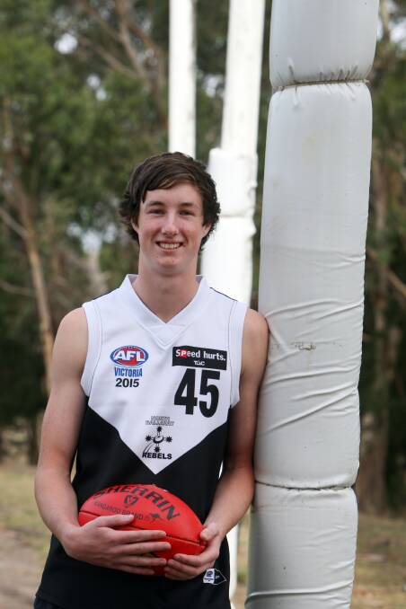 Nick Hausler is having a great start to the season with North Ballarat Rebels and will make his Hampden league senior debut with Koroit this weekend. 150416LP30 Picture: LEANNE PICKETT 
