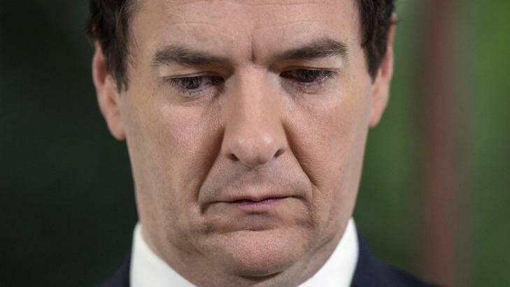 George Osborne had been Chancellor of the Exchequer since the Conservatives won office in 2010. Photo: Simon Dawson