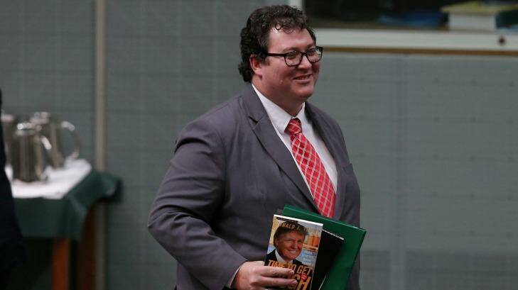 Nationals MP George Christensen supported his colleagues' stance. Photo: Alex Ellinghausen