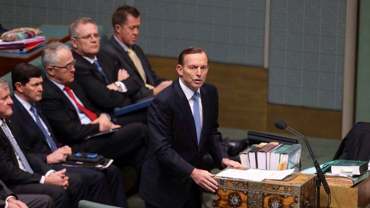 Prime Minister Tony Abbott warns that the curtailing of some freedoms is necessary. Photo: Andrew Meares