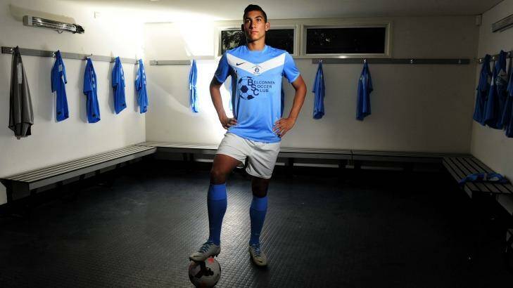 Canberra talent George Timotheou was spotted by Sydney FC, but Capital Football technical director Warren Grieve says others haven't been so lucky. Photo: Melissa Adams