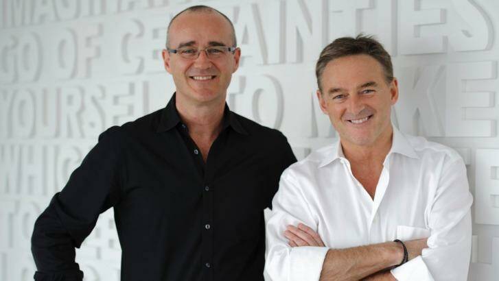 Carl Hennessy (left) and his brother, Mark (right), will be joint-chief executives of Endemol Shine Australia.