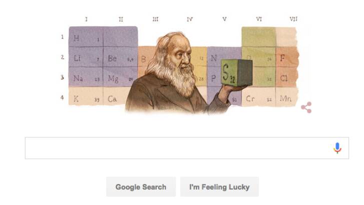 Google's celebratory doodle. Photo: Google
