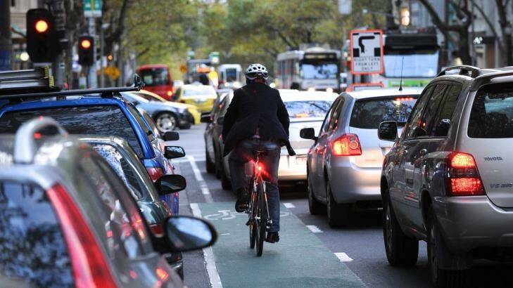 More separated bike lanes are needed to prevent cycling injuries. Photo: Justin McManus