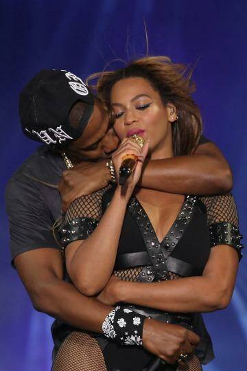 Jay Z let slip that Beyonce may be "pregnant with another one" at the couple's show in Paris.