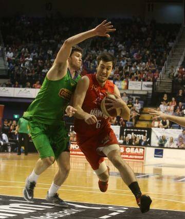 Troubled times: The Hawks and Crocodiles are eyeing an uncertain future - if any at all - in the NBL. Photo: Robert Peet