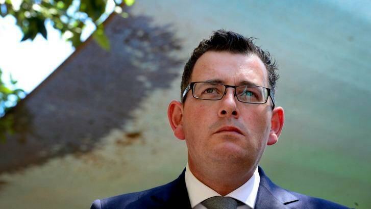 Premier Daniel Andrews says he's happy to meet Mr Abbott and "have a discussion about the things I want to build". Photo: Penny Stephens