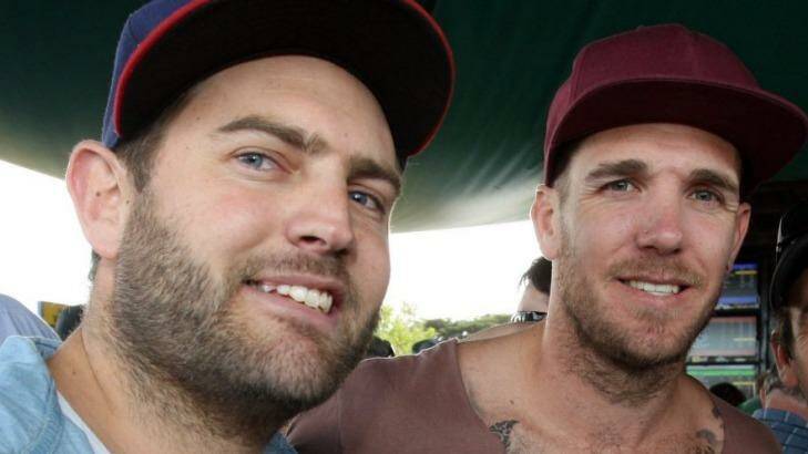 Nightclub promoter Ben Vague (left) and Collingwood star Dane Swan are part-owners of the Albion Hotel. Photo: Leanne Pickett