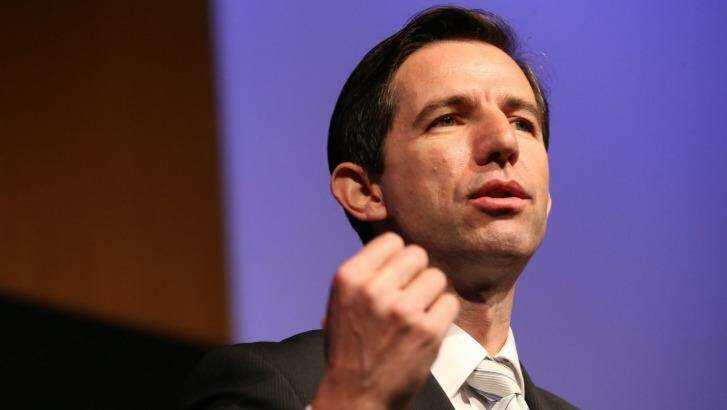 Education Minister Simon Birmingham: ''The perpetrators of fraud are on notice.'' Photo: Louise Kennerley