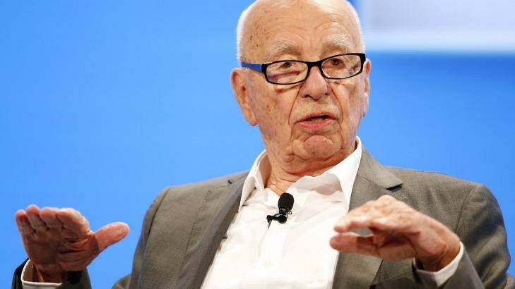 Rupert Murdoch at the WSJD Live conference in California. Photo: Lucy Nicholson