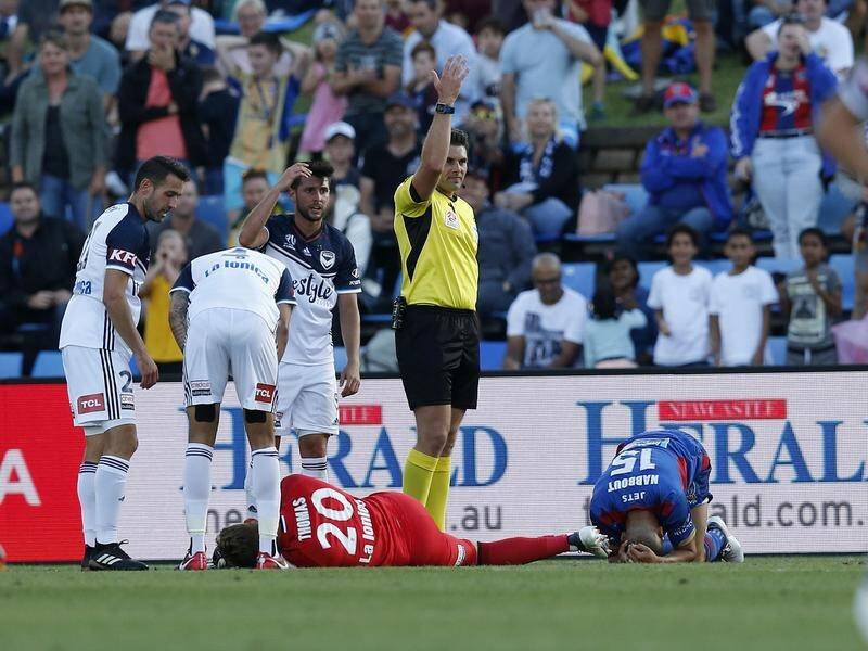 An MRI has cleared Melbourne Victory's Lawrence Thomas after a clash with the Jets' Andrew Nabbout.