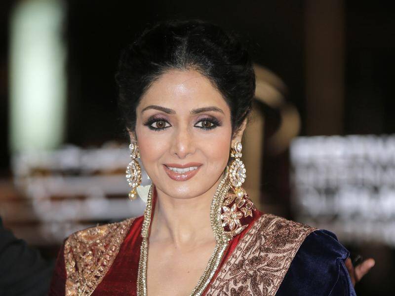 Indian actress Sridevi was the first female superstar in India's male-dominated film industry.