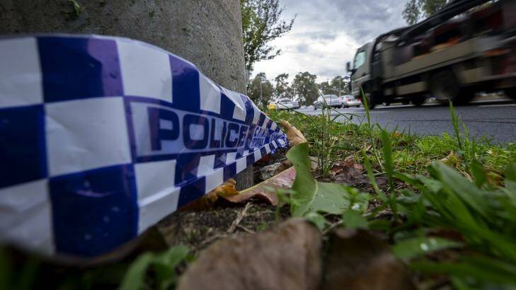A man tried to flee police on an allegedly stolen motorbike in Epping. Photo: Luis Ascui