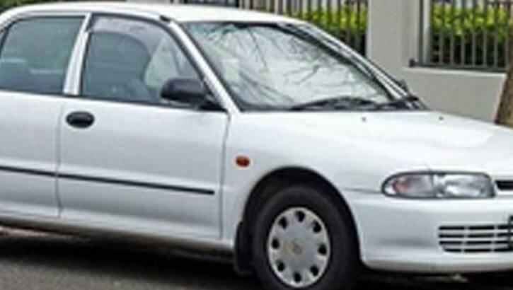 A similar car to the one police believe Tim Lane was driving. Photo: Victoria Police