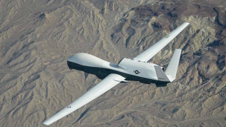 Not always the answer: a US drone patrols the skies.
