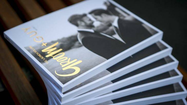 Groom and Guy could be the world's first gay-wedding magazine. Photo: Eddie Jim