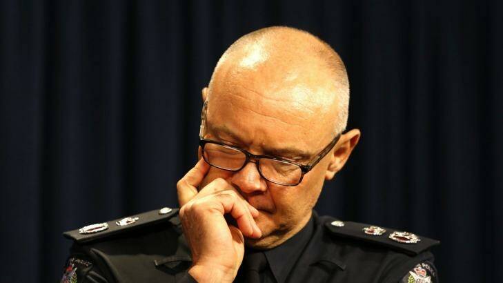 Victoria Police Chief Commissioner Ken Lay steps down. Photo: Eddie Jim