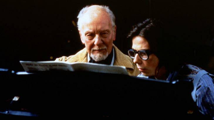 Noah Taylor and John Gielgud in a scene from Shine Photo: Supplied