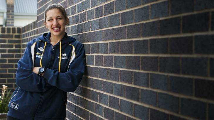 Marianna Tolo is thrilled to be back at the Canberra Capitals. Photo: Elesa Kurtz
