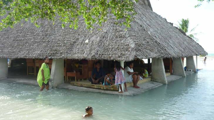 Kiribati: The island nation is under threat from rising sea levels.