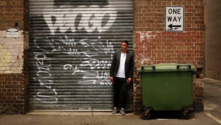 Passion in fashion: Socceroos great Tim Cahill models his new Shoreditch collection. Photo: Kate Geraghty