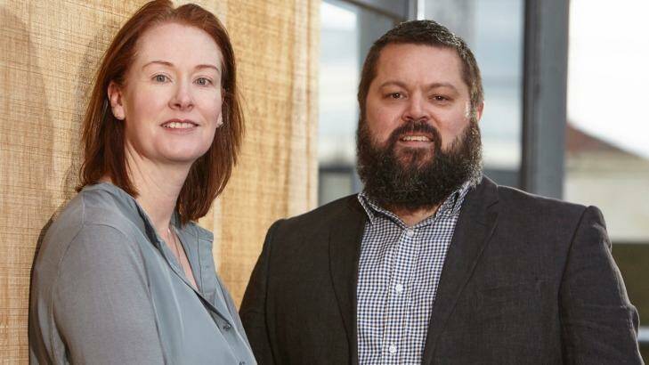 Business opportunity: Julie Bray and Brad Kazazes of Konnective. Photo: Supplied