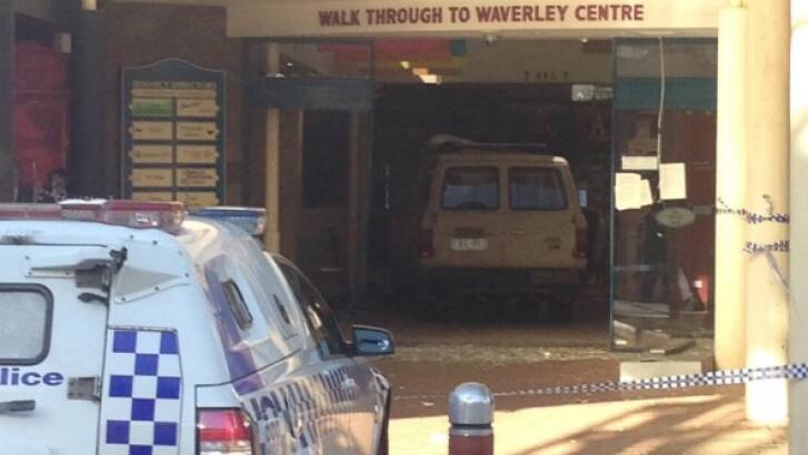 The scene of an alleged daylight robbery in Glen Waverley. Photo: 3AW