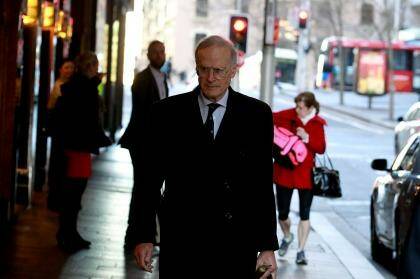 SYDNEY, AUSTRALIA - AUGUST 31:  Dyson Heydon arrives at the Royal Commission into Trade Unions on August 31, 2015 in Sydney, Australia.  (Photo by Ben Rushton/Fairfax Media) Photo: Ben Rushton