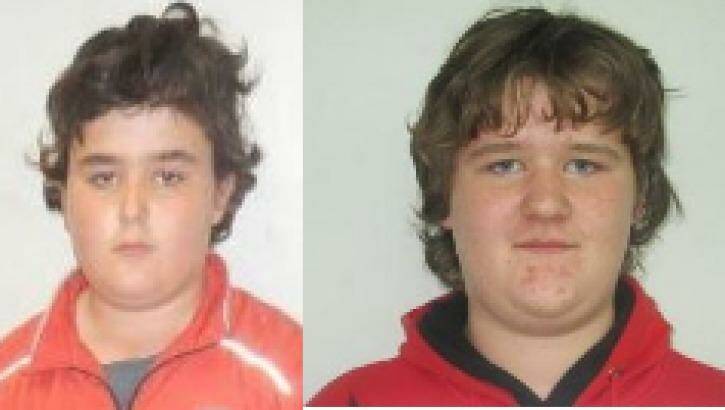 Siblings Sebastian and Jacob Handley were last seen in Burwood on Monday June 27. Photo: Victoria Police