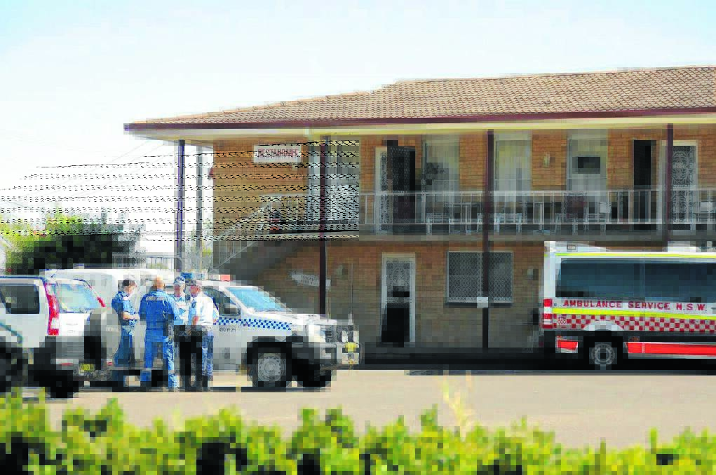 SUSPICIONS RAISED: Police are investigating the death of a woman after her body was found at a Gunnedah motel yesterday morning. Photo: The Namoi Valley Independent