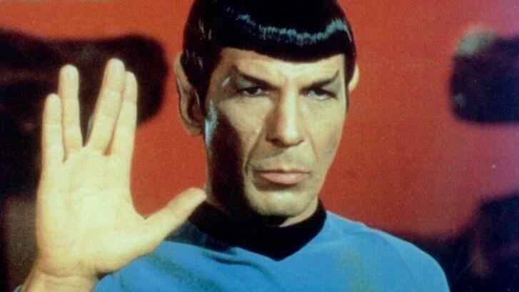 Leonard Nimoy won a worshipful global following as Mr Spock on <i>Star Trek</i>.