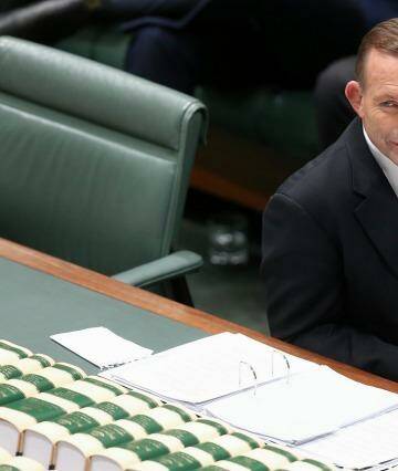 Prime Minister Tony Abbott  Photo: Alex Ellinghausen