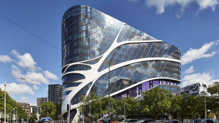 The Victorian Comprehensive Cancer Centre in Parkville, the new home of the Peter MacCallum Cancer Centre