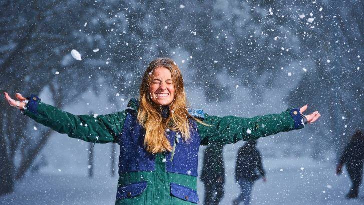 The cold conditions are good news for snow lovers at Mount Buller. Photo: Andrew Railton