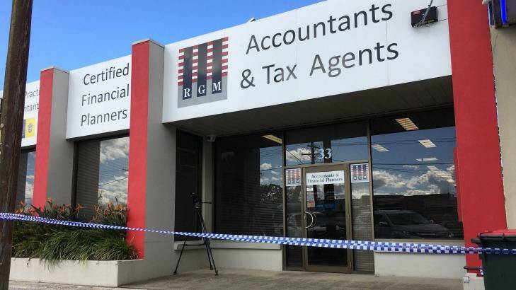 The RGM office where the stabbing occurred in Moe. Photo: Chloe Booker