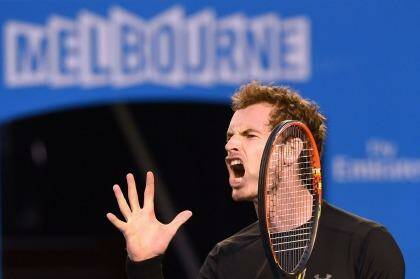 Britain's Andy Murray admits he was distracted by Novak Djokovic's injury woes during the men's singles final at the Australian Open. Photo: Mal Fairclough