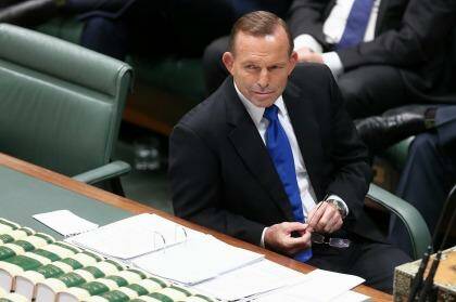 Prime Minister Tony Abbott  Photo: Alex Ellinghausen