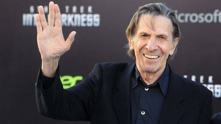 Nimoy promoting <i>Star Trek Into Darkness</i> in 2013. Photo: FRED PROUSER/Reuters