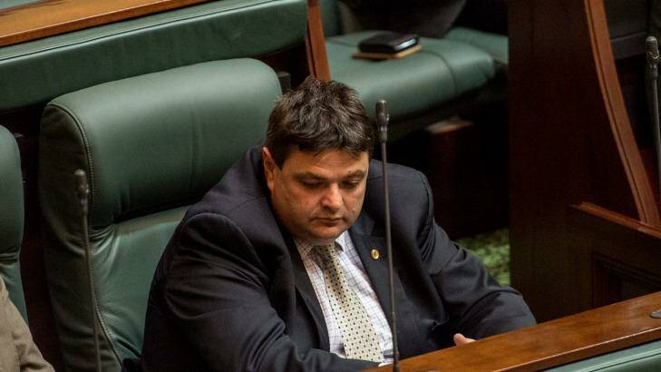 MP Andrew Katos has copped criticism for his weight.  Photo: Penny Stephens