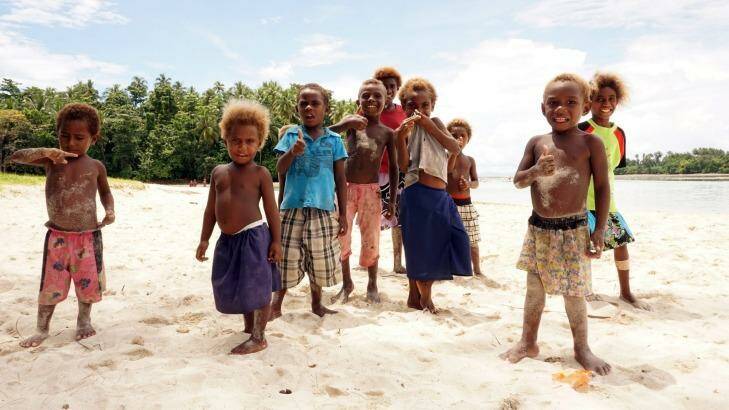 Local children in New Ireland, a province in northeastern  Papua New Guinea. Photo: Inga Ting