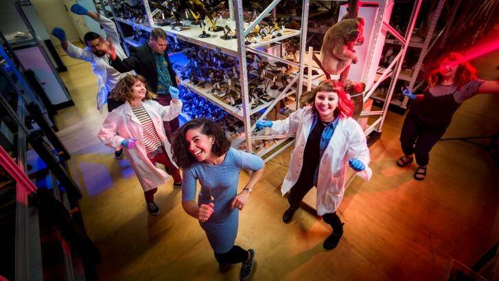 Museum Victoria staff have reached the semi-finals in a world wide online dance competition. Photo: Justin McManus