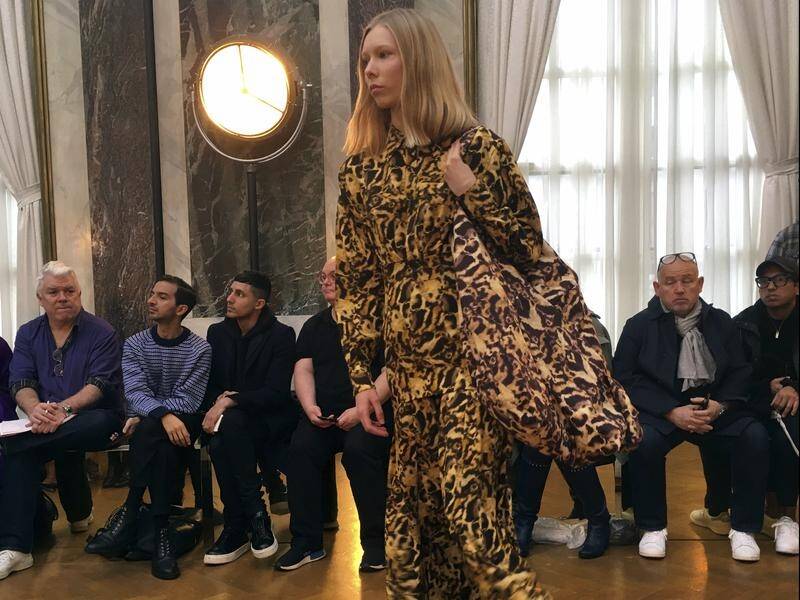 Victoria Beckham has brought leopard print back at Fashion Week in New York.